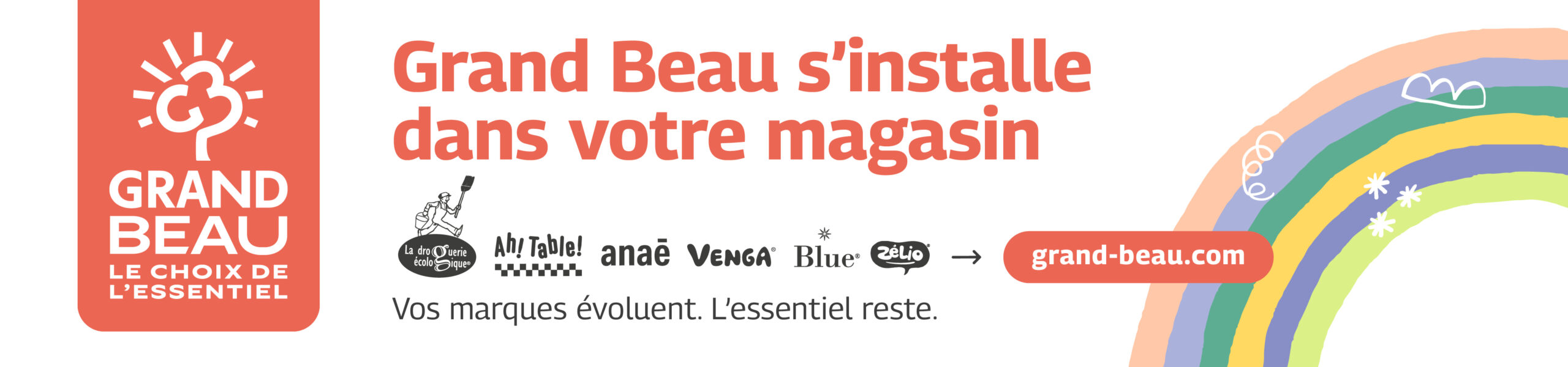 bannière Grand Beau s'installe dans votre magasin